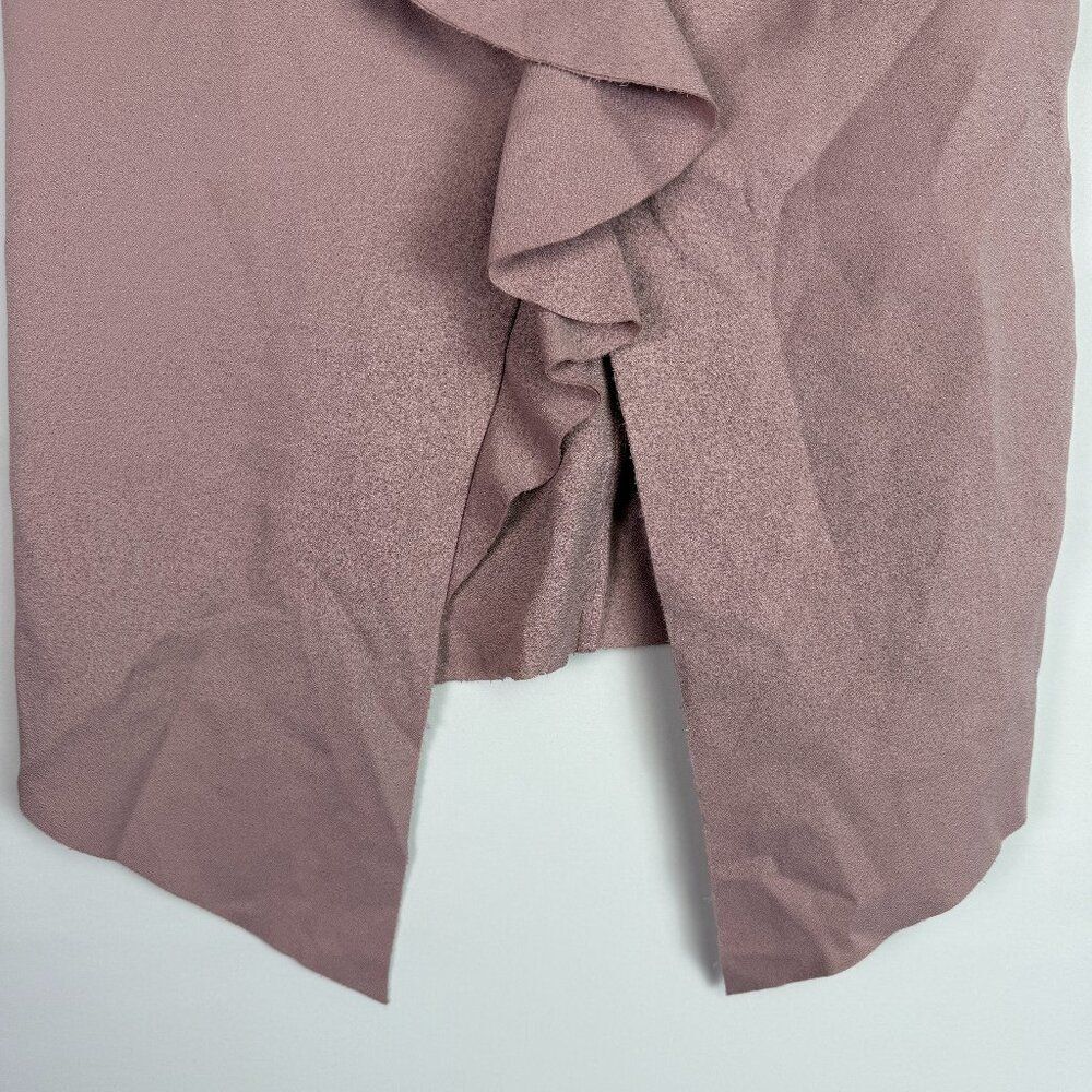 Elliatt Reception Strapless Ruffle Midi Dress Purple Pink XL - Picture 9 of 11